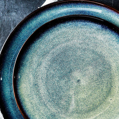 Japanese Round Ceramic Plate - Hearth & Lume