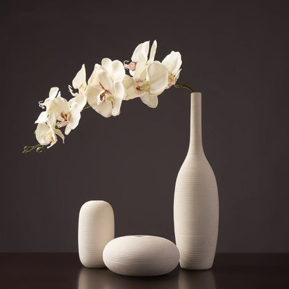 White Simple Nordic Vases Porcelain Living Room Tabletop Decoration - Hearth & Lume