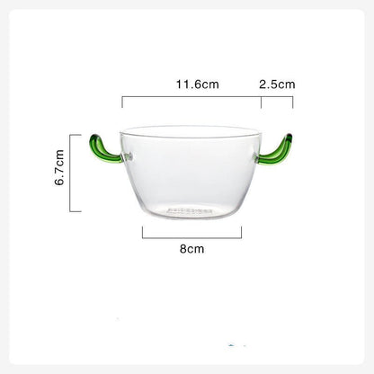 Borosilicate Heat - Resistant Glass Bowl Nordic Glass Salad Bowl - Hearth & Lume
