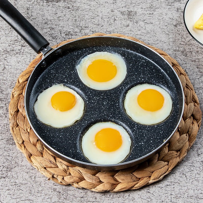 Love Frying Pan Non - Stick Flat Bottom Four - Hole Omelette Pan - Hearth & Lume