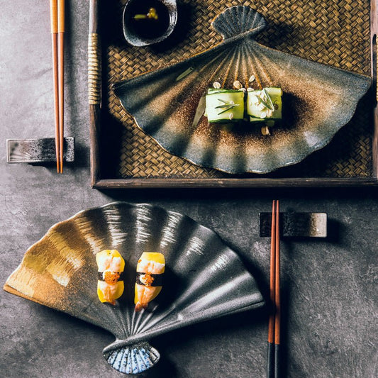 Personalized Sushi Plate, Ceramic Plate And flat Plate, Good - Looking Tableware - Hearth & Lume