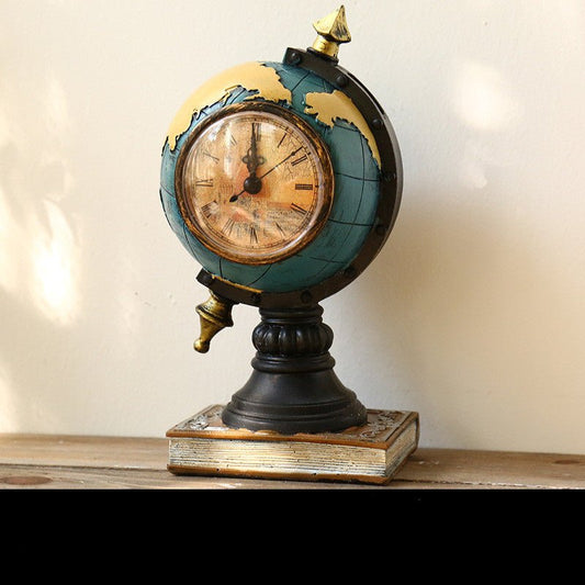 Desk Clock Home Bedroom Living Room Nostalgic Decorative Ornaments Office Model Room Creative Furnishings - Hearth & Lume