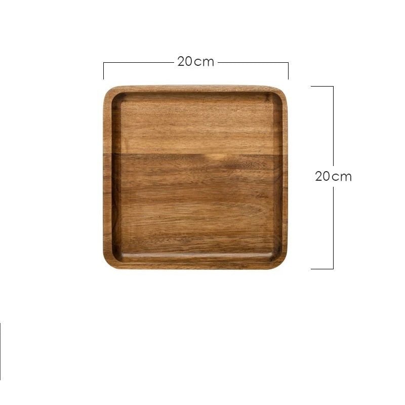 Breakfast Plate, Fruit Plate, Wooden Western Food Plate - Hearth & Lume