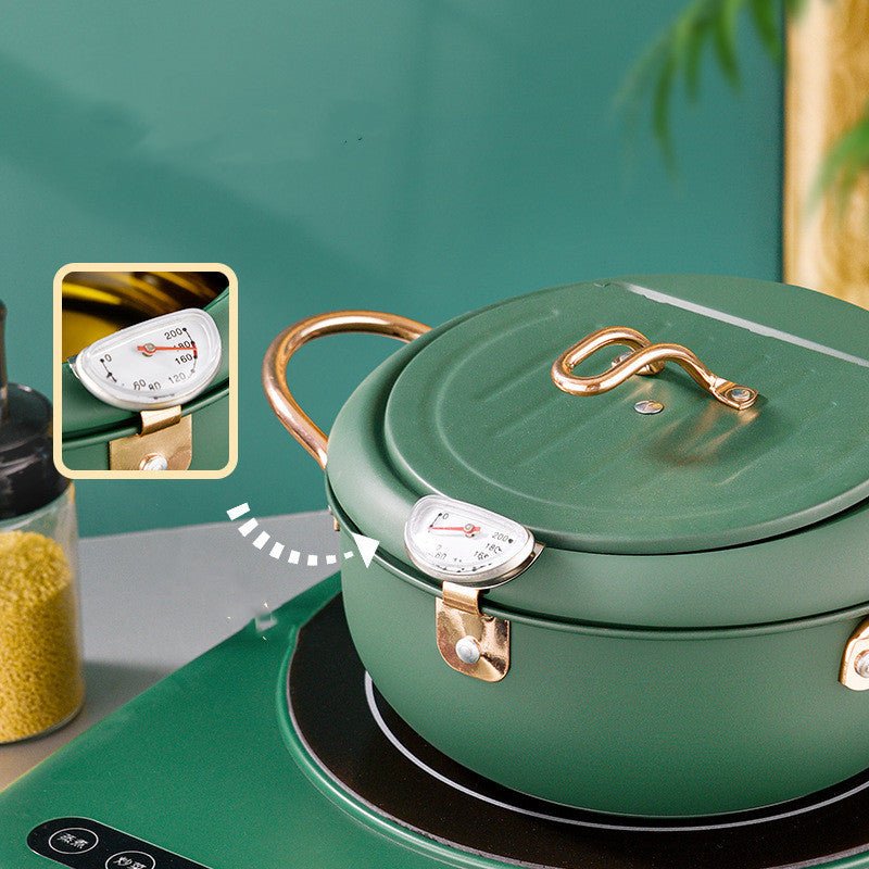 Morandi Fryer Multi - bottom Filter Oil Temperature Control Non - stick Fryer - Hearth & Lume