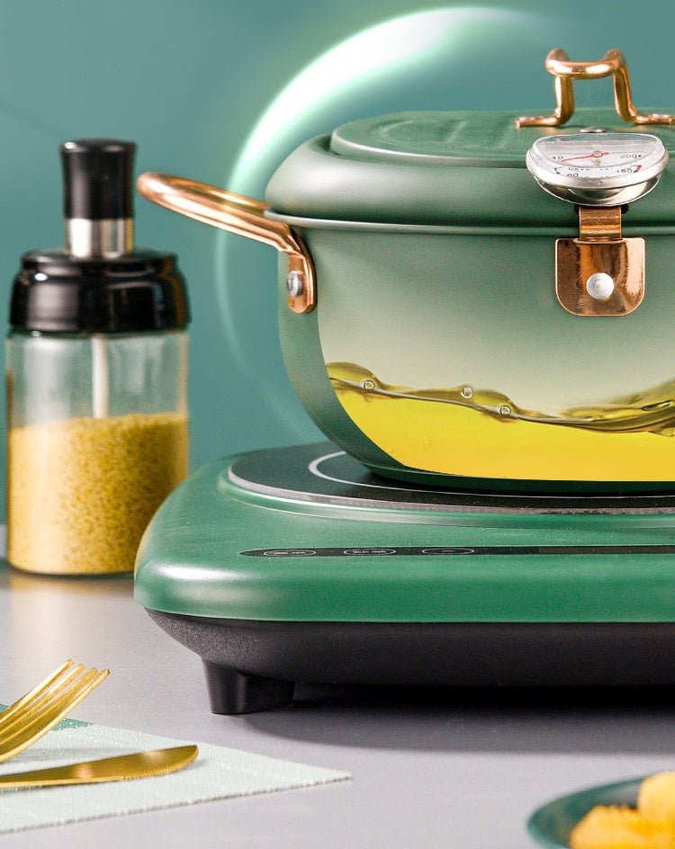 Morandi Fryer Multi - bottom Filter Oil Temperature Control Non - stick Fryer - Hearth & Lume