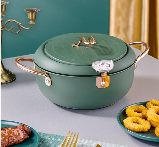 Morandi Fryer Multi - bottom Filter Oil Temperature Control Non - stick Fryer - Hearth & Lume