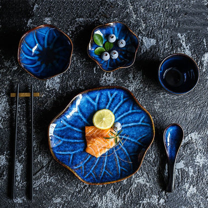 Ceramic Tableware Set Supporting Dishes Spoons Dinner Plates - Hearth & Lume