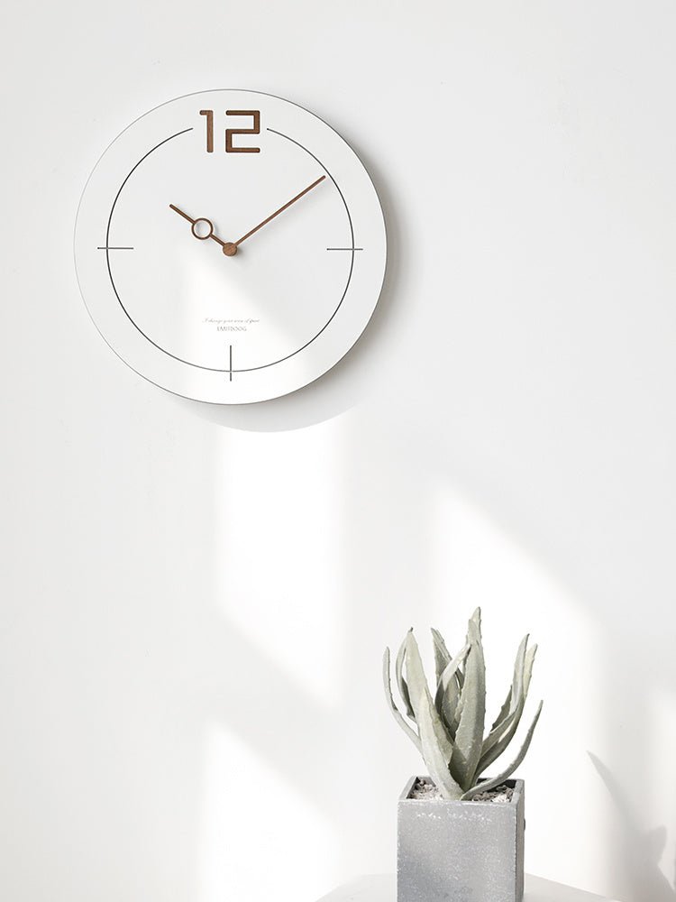 Nordic Minimalist Clock, Wall Clock, Living Room - Hearth & Lume