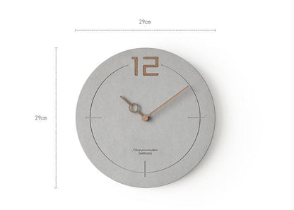 Nordic Minimalist Clock, Wall Clock, Living Room - Hearth & Lume