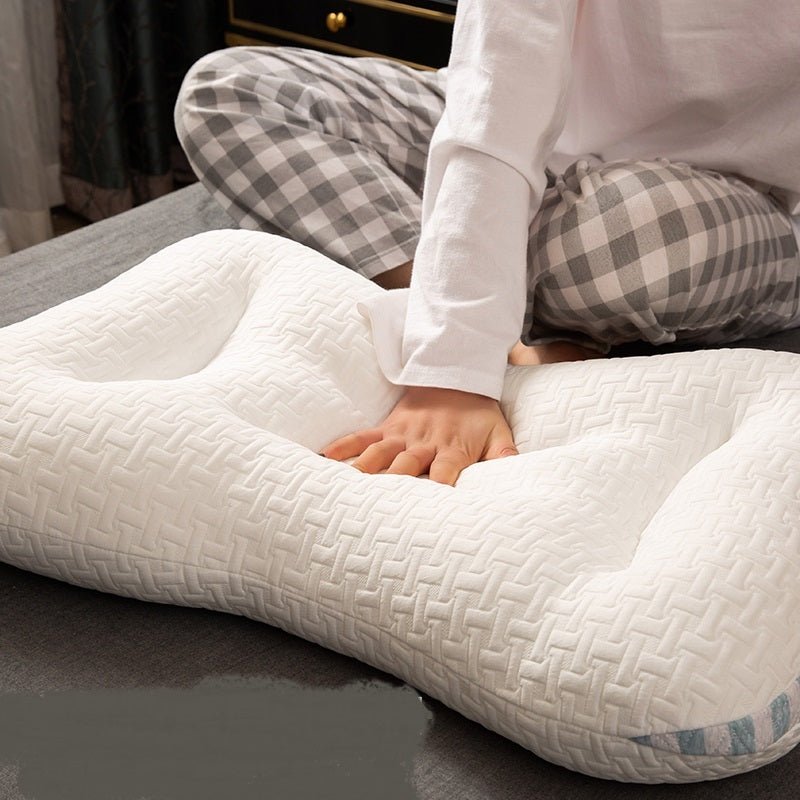 Non - Collapsing And Non - Deformation Pillow With Pillowcase To Protect Cervical Spine - Hearth & Lume