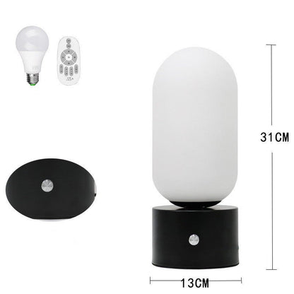 Desk Lamp Bedside Lamp Bedroom Touch Nordic Romantic Round Intelligent Lamp - Hearth & Lume