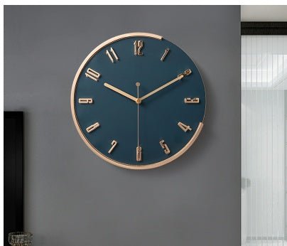 Nordic Light Luxury Decorative Clock Wall Hanging Fashion Wall Clock - Hearth & Lume