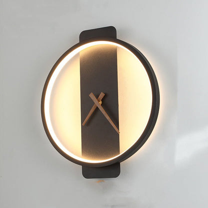 Nordic Wall Lamp Bedroom Bedside Lamp Clock Modeling Lamp - Hearth & Lume