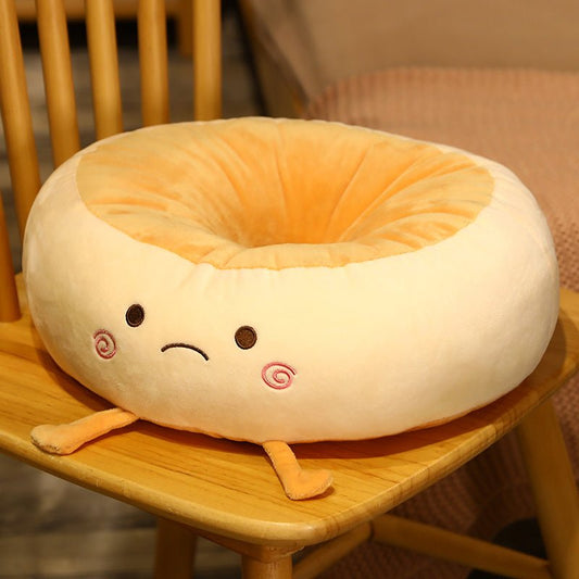 Toast Bread Futon Cushion Home Floor Chair Cushion Plush Office Tatami Pudding Butt Cushion - Hearth & Lume