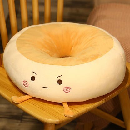 Toast Bread Futon Cushion Home Floor Chair Cushion Plush Office Tatami Pudding Butt Cushion - Hearth & Lume