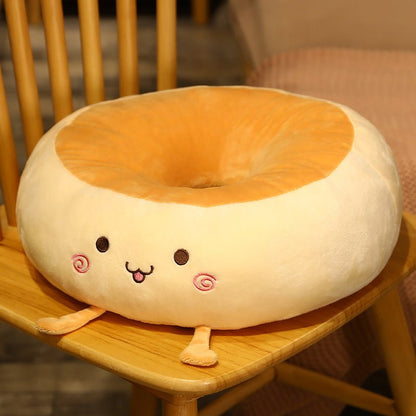 Toast Bread Futon Cushion Home Floor Chair Cushion Plush Office Tatami Pudding Butt Cushion - Hearth & Lume