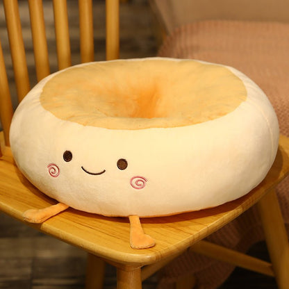 Toast Bread Futon Cushion Home Floor Chair Cushion Plush Office Tatami Pudding Butt Cushion - Hearth & Lume