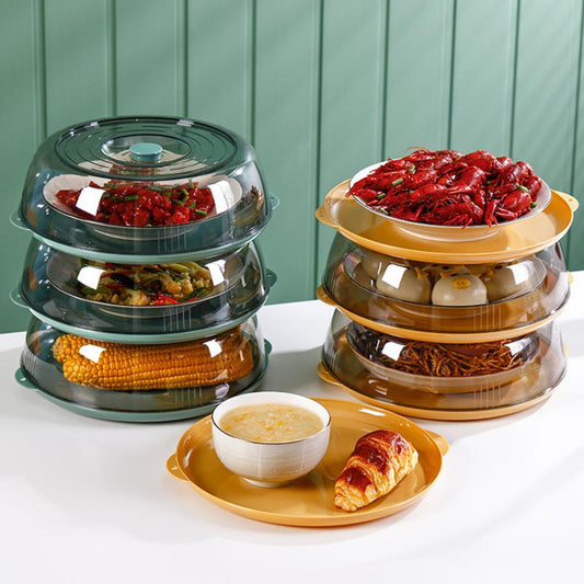 Food Splatter Lid Keep Food Dustproof Protector Heat Seal Kitchen Utensils Cooking Tools - Hearth & Lume