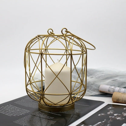Metal Table Candlestick Home Decoration Modern Romantic Iron Candle Holders - Hearth & Lume