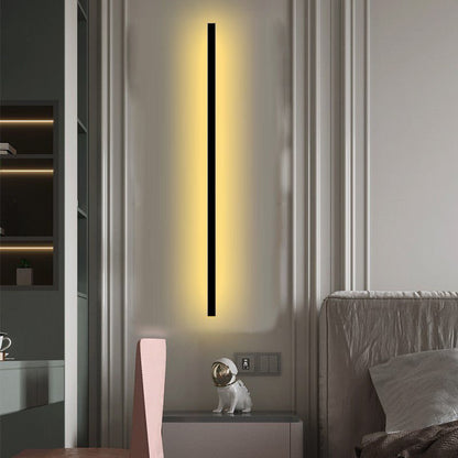 Minimalist Long Wall Bedroom Bedside Lamp - Hearth & Lume