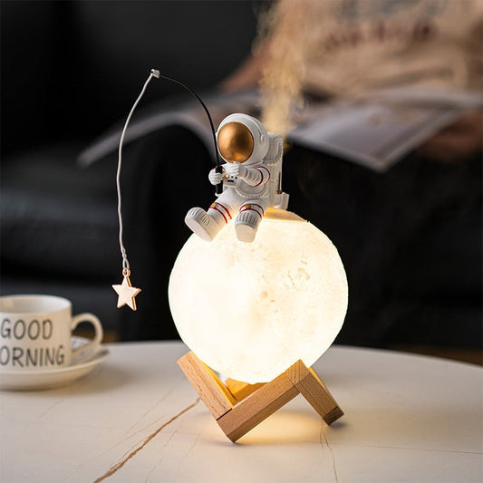 Astronaut Miniature Night Light Humidifier Cold Fog Machine Accessories - Hearth & Lume