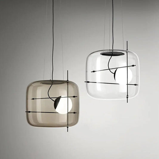 Creative Art Modern Minimalist Glass Bedroom Bedside Chandelier - Hearth & Lume