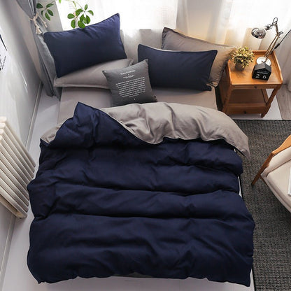 Simple three - piece bedding - Hearth & Lume