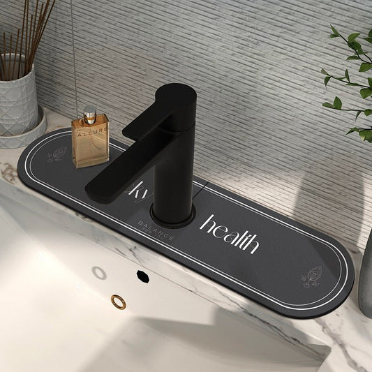 Elliptical Diatom Mud Faucet Suction Pad - Hearth & Lume