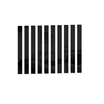 10Pcs Mirror Strips 3D Wall Stickers for Living Room Self Adhesive Acrylic Wall Stickers Room Decoration Waist Line Home Decor