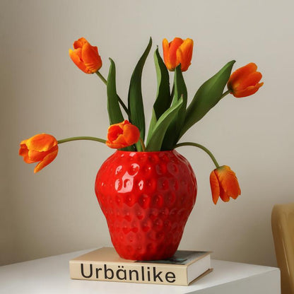 Straberry Vase Home Decorate - Hearth & Lume