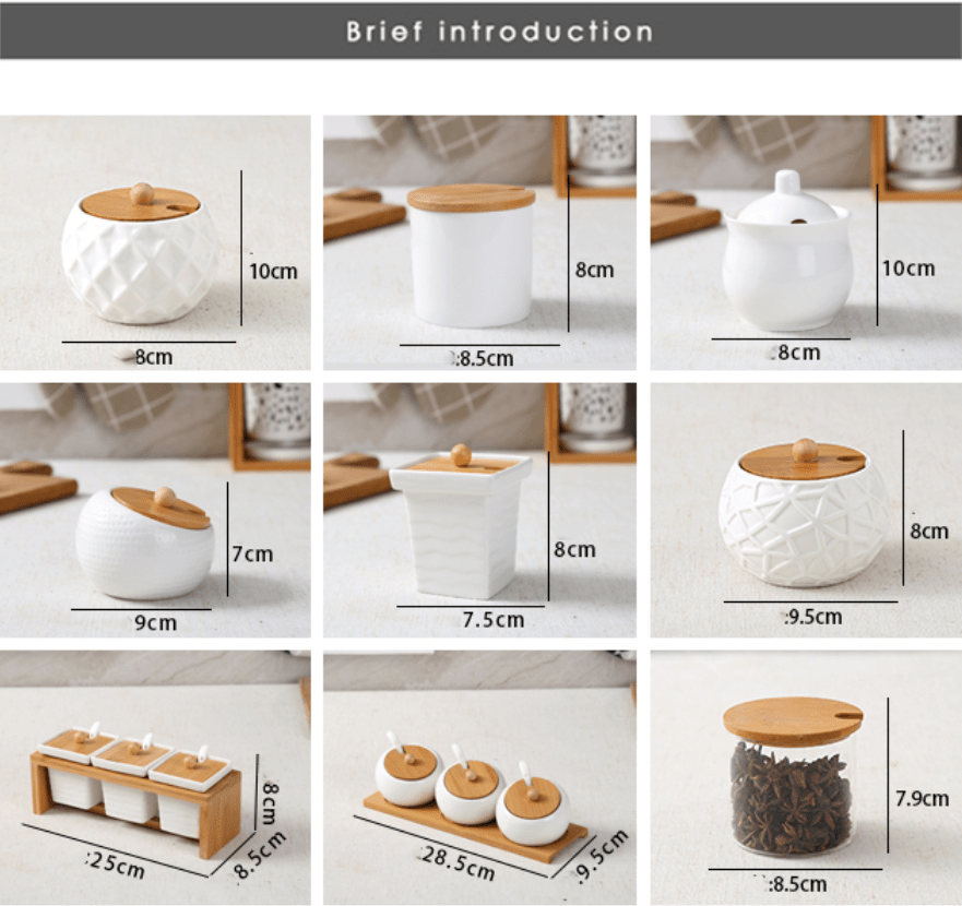 Kitchen Ceramic Seasoning Jar - Hearth & Lume