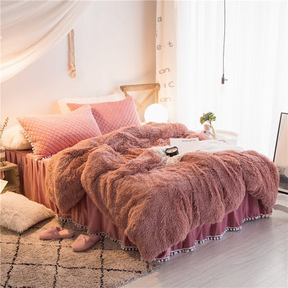 Korean mink velvet warm bedding - Hearth & Lume
