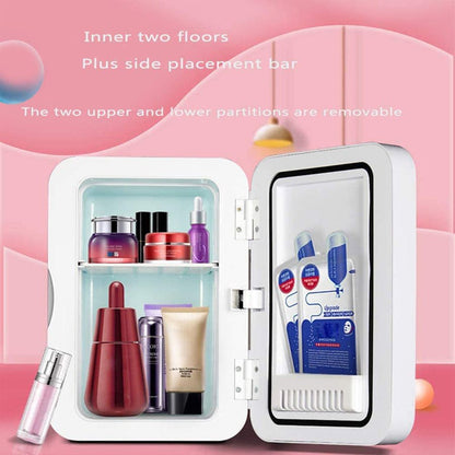 Mini Makeup Fridge Portable Cosmetic Refrigerator - Hearth & Lume