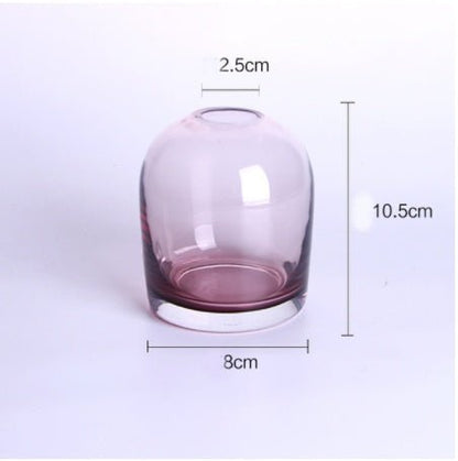 Simple Vase Creative Glass Living Room Dining Table Home Vase Vase - Hearth & Lume