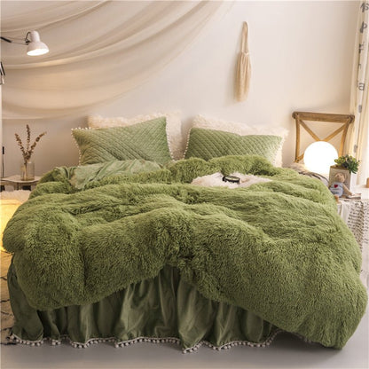 Korean mink velvet warm bedding - Hearth & Lume