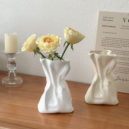 Simple Cream Style Vase Decoration Home Decoration - Hearth & Lume