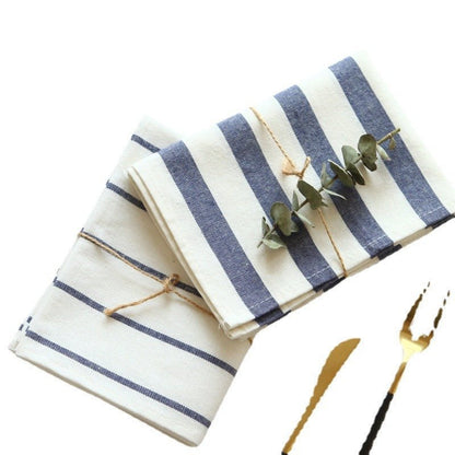 Nordic Style Cotton Striped Plaid Napkin - Hearth & Lume