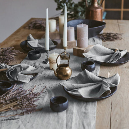 Linen Table Flag Fabric Art Plain Simple Washed Waterproof Tea Sheet Cloth - Hearth & Lume