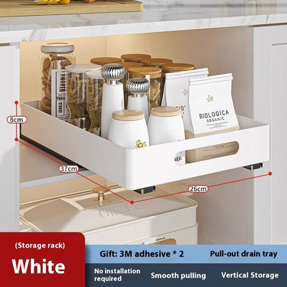 Kitchen Sink Pull - out Storage Rack - Hearth & Lume