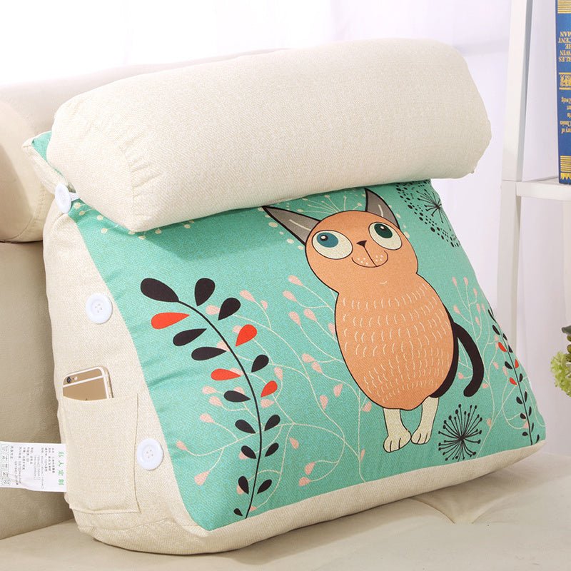 Neck Protection Pillow On Bed Removable And Washable - Hearth & Lume