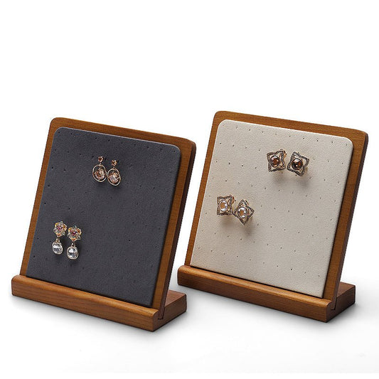 Solid Wood Earrings Display Props Window Jewelry Display - Hearth & Lume