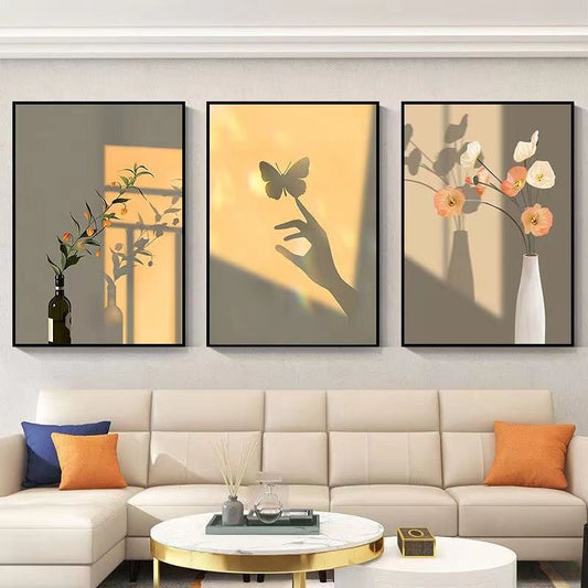 Sofa Background Wall Mural Bedroom Bedside Painting - Hearth & Lume