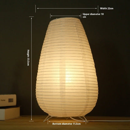 Modern Creative Personality Paper Lantern Table Lamp Bedside Small Night Lamp - Hearth & Lume