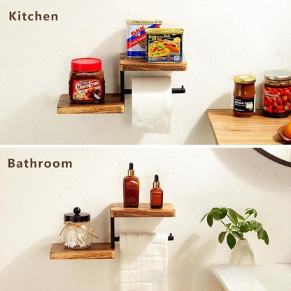 Fashion Personalized Bathroom Shelf Roll Stand - Hearth & Lume