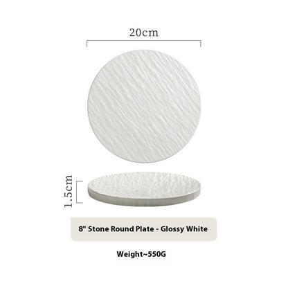 Porcelain Dinner Plate Household Hotel Steak Plate - Hearth & Lume