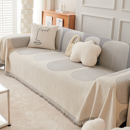 All - inclusive Universal Sofa Cover Simple Full Cover Cloth Sofa Cover Cushion - Hearth & Lume