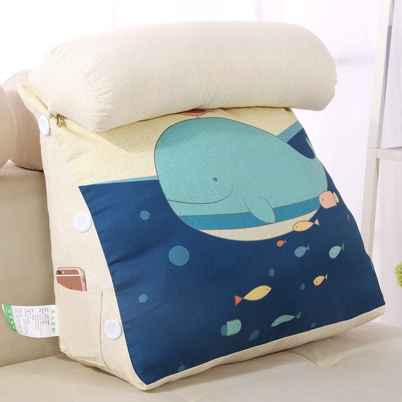 Neck Protection Pillow On Bed Removable And Washable - Hearth & Lume