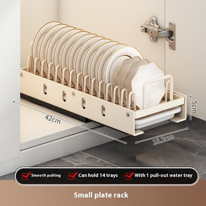 Kitchen Household Bowl Plate Plate Storage Rack Cabinet Built - in Drawer Draining Basket Bowl Rack - Hearth & Lume