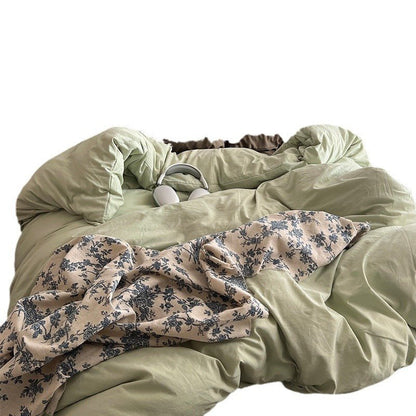 Super Soft Mixed Washed Cotton Four - piece Set - Hearth & Lume