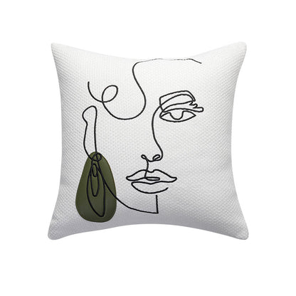 Green Pillow Bedside Cushion Nordic Sofa Pillow Cases - Hearth & Lume